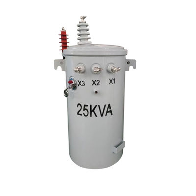 kupować 25 Kva Jednofazowy transformator do montażu na słupie Zanurzyć w oleju Hv Power produkcja online