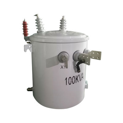 kupować 100Kva Jednopasowe transformatory typu olejowego, zamontowane na słupie 13,8Kv do 0,24Kv produkcja online