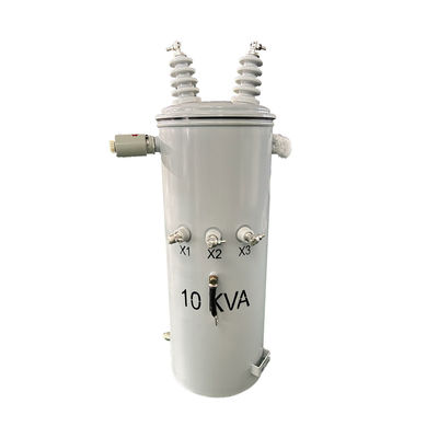kupować 10Kva Jednopasowy Transformator Naświetlany Na Biegunie Stop Down Oil Power Elektryczny 12470V do 240v produkcja online