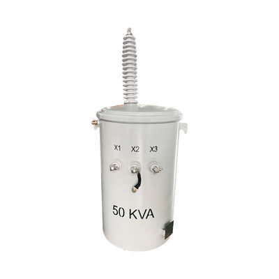 kupować 50KVA Jednofazowa moc Transformator na słupie Wpompowany olej 19920/34500GrdY Do 120/240V produkcja online
