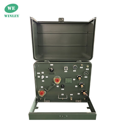 kupować 167Kva Jednorazowa podkładka zamontowana transformator dystrybucja mieszkaniowa 13.8KV DOE 2016 Standard produkcja online