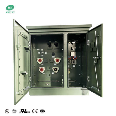 kupować Transformator stacyjny jednofazowy 15 kVA 200 Hz 2400V zasilanie pętlowe CSA ANSI IEEE Standard Transformator dystrybucyjny chłodzony cieczą produkcja online