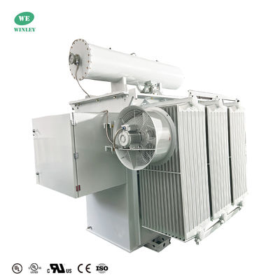 kupować Transformator energetyczny stacji transformatorowej 2,5 MVA, konserwator, typ olejowy, obniżający napięcie z 24940V na 480V, zgodny ze standardami ANSI IEEE produkcja online