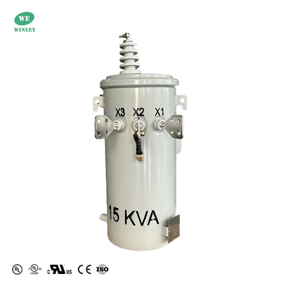 kupować 15KVA Transformator na słupie, jednofazowy olej zanurzony w oleju, 13,8KV do 120V produkcja online