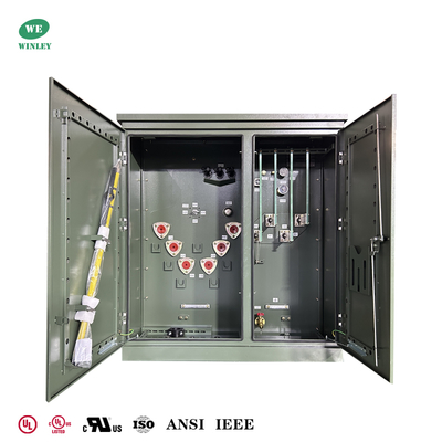 kupować UL wymienione 300Kva 3 Fazy Pad zamontowany transformator 12.47KV do 480V zasilacz promieniowy Standardy ASNI / IEEE produkcja online