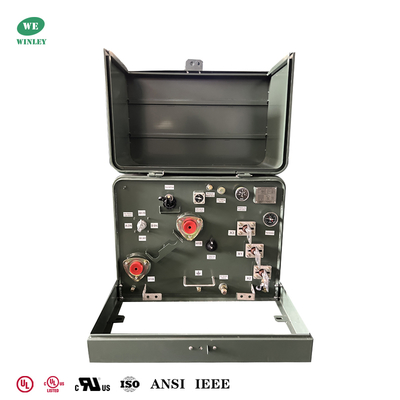 kupować Transformator dystrybucyjny montowany na podkładce jednofazowej o mocy 100Kva 13800V do 240V Spełnia DOE 2016 Standardowa dystrybucja na zewnątrz produkcja online