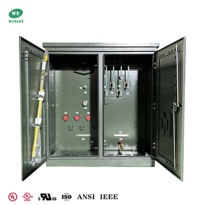 kupować Transformator olejowy montowany na podłożu, 3-fazowy, 600 kVA, z certyfikatem UL, 34,5 kV do 480 V, wydajny transformator dystrybucji energii produkcja online