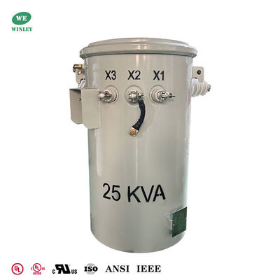 kupować 25Kva Single Phase Pole Mounted  Distribution Transformer Oil-immersed 7.2KV To 120V UL/cUL Listed produkcja online