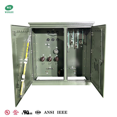 kupować 500Kva Three Phase Pad Mounted Transformer Radial Feed 12.87KV To 240V Multi‑Tap Voltage Regulation UL‑Certified produkcja online