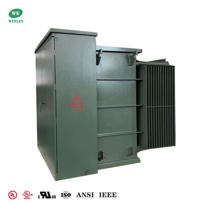kupować Pad Mounted Transformer 3 Phase 1000Kva 34.5Kv to 208V Radial Feed Ceramic Sleeve oil immersed power transformer produkcja online