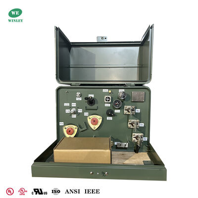 kupować Jednopasowy przekształcacz zamontowany na podkładce 25kva 12,47kv do 120v Transformatory dystrybucyjne napełnione olejem produkcja online