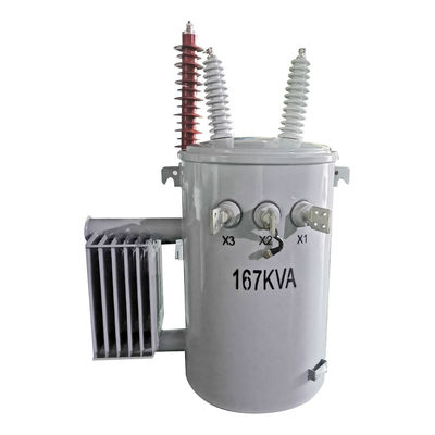 Jednorazowy przemieszczalnik na biegunach dystrybucyjnych 167kva 35kv