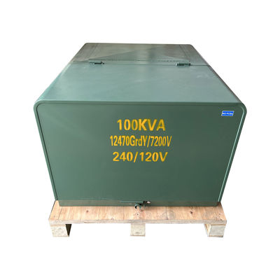 100kva jednofazowy podkładek zamontowany w przemienniku przyrządowym 34.5kv 13.2kv 12.4 Kv