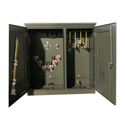 300 Kva Trójfazowa podłoga zamontowana w transformatorze Olej zanurzony w stopniu 12470V do 480V ANSI IEEE