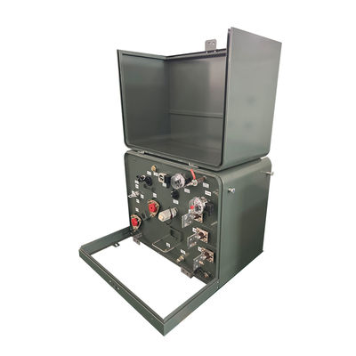100Kva Jednopasowy podkładek zamontowany w transformatorze olej zanurzony w nim dystrybucja energii elektrycznej 34,5Kv Do 240v
