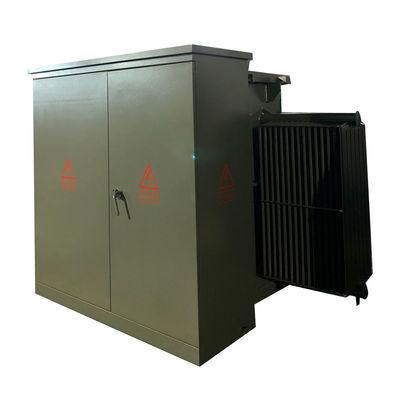 Trójfazowy 2000kva olej zanurzony podkład elektryczny zamontowany w transformatorze 24940V do 480V NEMA 3R