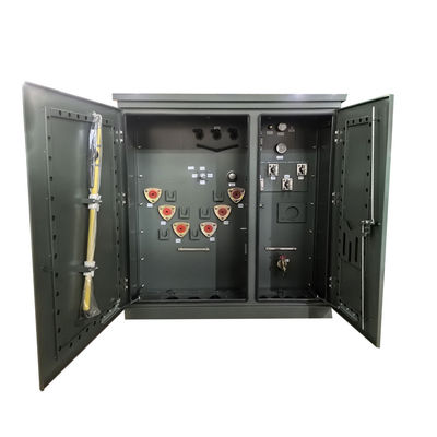 300Kva Trzyfazowa podkładka zamontowana w transformatorze z pętlą zasilania 12470GrdY/7200V Do 480Y/277