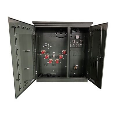 100Kva Trójfazowy transformator elektryczny Transformator zamontowany na podłodze Standardy ANSI/IEEE 34500V Do 208V