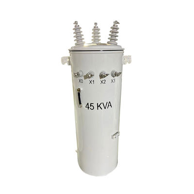 Olej transformer z trójfazowym słupem, zanurzony 13800V do 480Y/277V 75KVA
