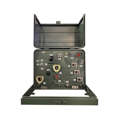 100Kva Jednopasowy Transformator Dystrybucyjny Zmontowany Na Podłodze 12470V Do 240V