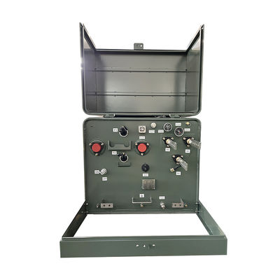 200KVA Jednopasowy podkładek zamontowany transformator olej zanurzony w mocy elektrycznej transformator dystrybucji 34500V do 240V