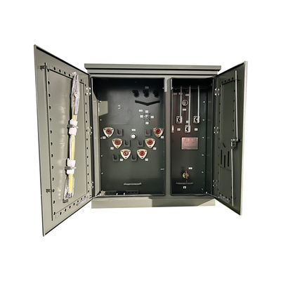 112.5kva Trzyfazowy transformer zamontowany na podkładce Transformatory elektryczne od 12000 V do 208 V Spełniają normy ANSI CSA 2016