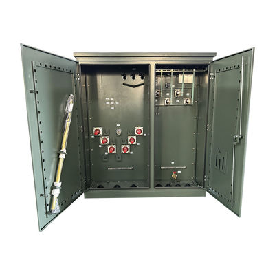 2500 Kva Trójfazowy podkładek zamontowany transformator energii elektrycznej Wysokie napięcie 35KV Do 480V