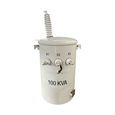 100KVA Jednopasowy transformer rozdzielczy podwójny napięcie stopnia dolnego 34,5KV do 120V