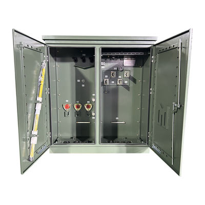500 Kva 3-fazowy podkładek zamontowany transformator dystrybucji energii podwójny napięcie 12470V & 4160V UL Certified