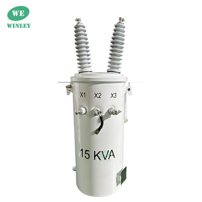 Standardowy IEC jednofazowy transformator 15KVA 24,94 / 0,24KV System dystrybucji energii