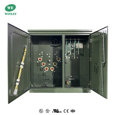 1000Kva Trzyfazowy podkładek zamontowany transformator 304SS Dystrybucja 12000V Olej zanurzony UL / CUL Certyfikowany