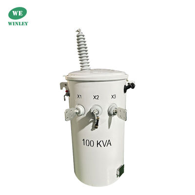 100KVA Jednopasowy transformator mocy na słupie 34500V do 120V
