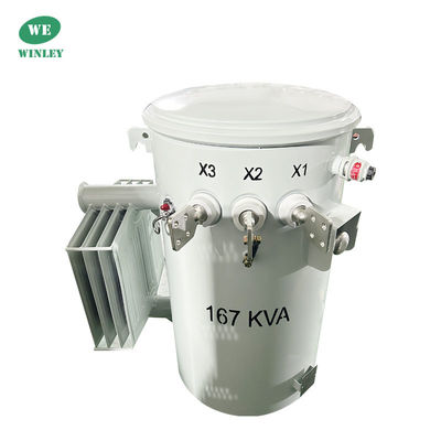 CSP Typ 167Kva Jednopasowy transformator z napędem 4160V Nasuwany olejem ANSI IEEE CSA Standard 100Hz