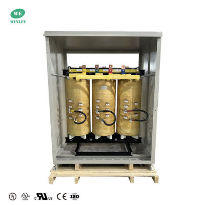 Certyfikat UL 500KVA Trójfazowy transformator typu suchego klasy C niskiego napięcia od 480 V do 220 V