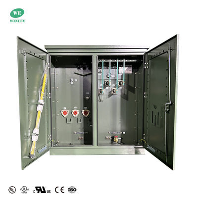 1300Kva Pad Mounted Three Phase Oil Immersion Distribution Transformer 13,8KV do 480V Z certyfikatem UL
