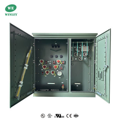 3 fazowa podłoga zamontowana w transformatorze rozkład oleju zanurzonego 500Kva 12870V ANSI Standardy IEEE