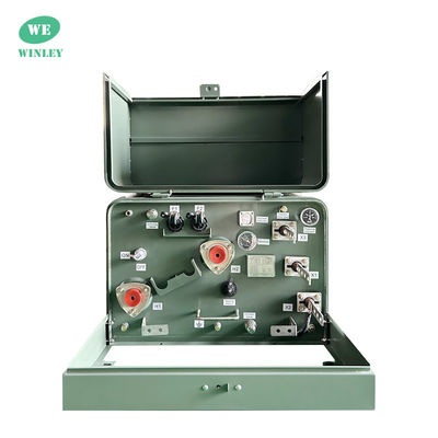 UL Wykazany 25 kVA Jednorazowy Transformator Zmontowany Na Podkładce 13200V Do 240V Transformator Wydzielany Elektrycznie Węglowodorem