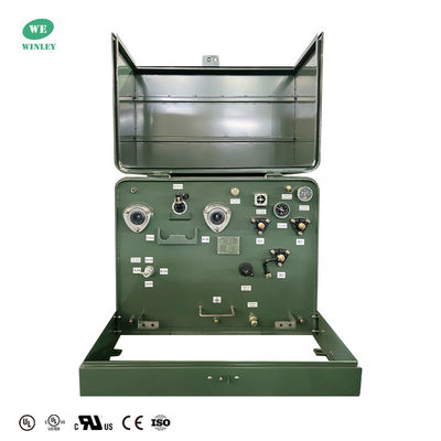 50Kva Jednopasowy Transformator Dystrybucyjny Zmontowany Na Podkładce 22860GrdY/13200 Standardy IEEE/ANSI/DOE 2016