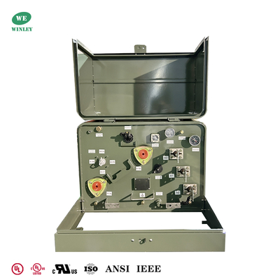 Standardowy IEEE UL Certyfikowany 25Kva 1 fazowy transformer rozdzielczy mocy 12470V